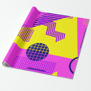 Maakt naadloos patroon, geometrische vormen in de cadeaupapier