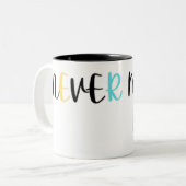 Maakt niet uit Bro Tweekleurige Koffiemok (Voorkant links)