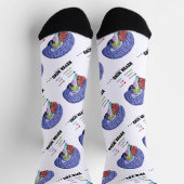 Maakt niet uit... Hersenen Anatomie Psyche Humor Sokken (Top)