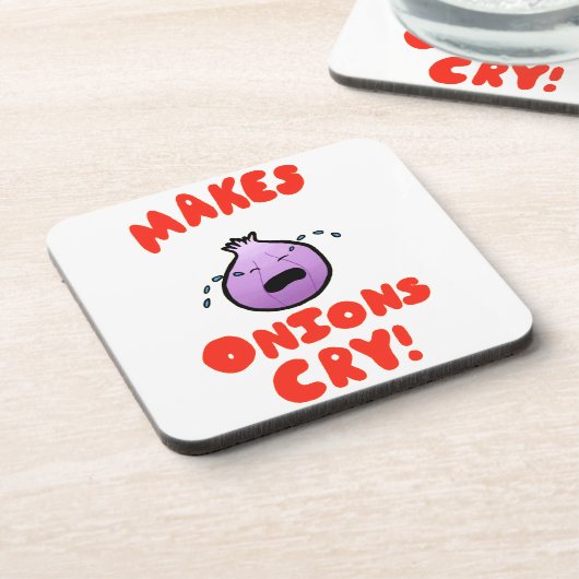 Maakt Onions droog! Onderzetter (Linkerzijde)