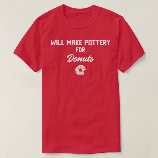 Maakt potlood voor donuts t-shirt (Design voorkant)