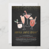 Maakt spirits helder | Chalkboard Cocktail Party Kaart (Voorkant)