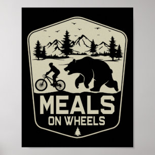 Maaltijden Aan Huis Fietsen Bear Mountain Fietstoc Poster