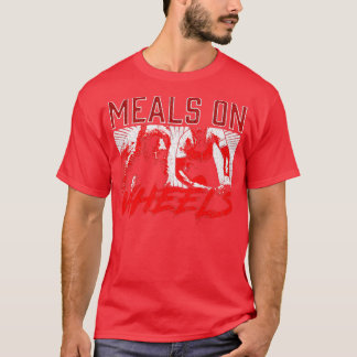 maaltijden op Beer met schotel die woudbiker verja T-shirt