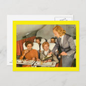 Maaltijden op Flight Briefkaart (Voorkant / Achterkant)