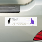 maaltijden op wielen Bumpersticker (Op auto)