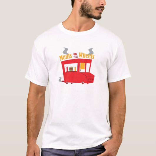 maaltijden op wielen t-shirt (Voorkant)