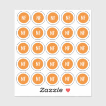 Maaltijdkeuze Noten Gratis Sticker