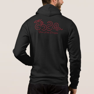 Maan: 2024 Jaar van de Draak Hoodie