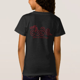 Maan: 2024 Jaar van de Draak T-shirt