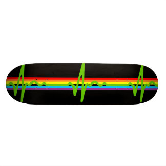 Maan achterkant skateboard