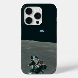 Maan Apollo NASA Maanlander en Aarde iPhone 15 Pro Case