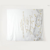 Maan Baby Shower Achtergrond, Twinkel Kleine Ster Wandkleed (Voorkant (horizontaal))