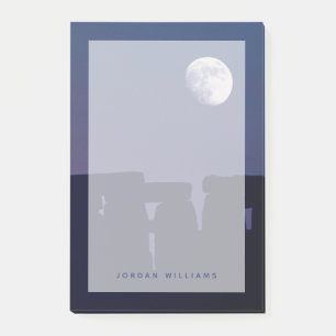 Maan boven Stonehenge Wiltshire, Engeland Post-it® Notes