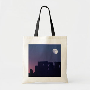 Maan boven Stonehenge Wiltshire, Engeland Tote Bag