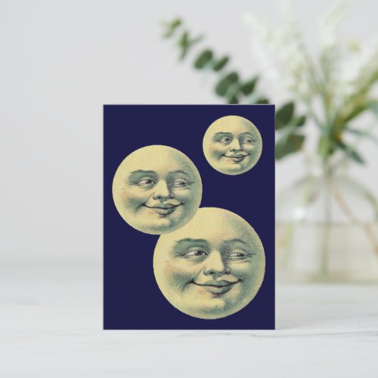  maan briefkaart (Staand voorkant)