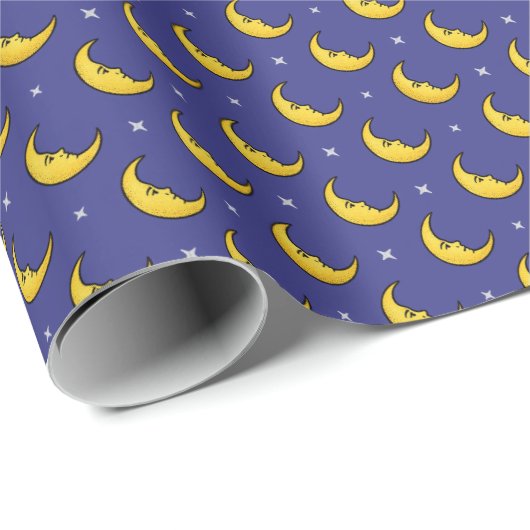 Maan Cadeaupapier (Rol Hoek)