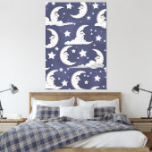 Maan Canvas Afdruk (Insitu (Slaapkamer))