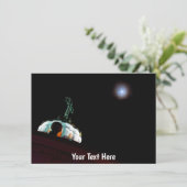  maan en kruis, Quito, Ecuador-kaart (Staand voorkant)