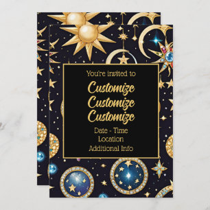 Maan en sterren Celestial 2 Kaart