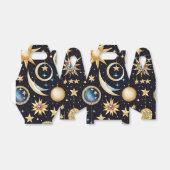 Maan en sterren Celestial Gable Bedankdoosjes (Uitgevouwen)