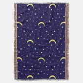 Maan en sterren. deken (Voorkant Verticaal)