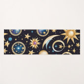 Maan en sterren hemels yogamat (Voorkant (horizontaal))