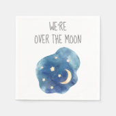 Maan en sterren We're Over the Moon Servetten (Voorkant)