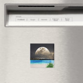 Maan En Strand Magneet (Insitu (Vaatwasser))