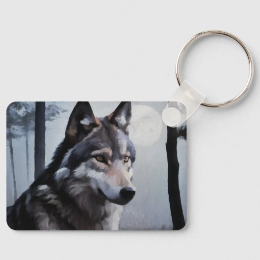 Maan Geest Sleutelhanger (Voorkant)
