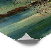 Maan, hedendaagse kunst, poster (Hoek)