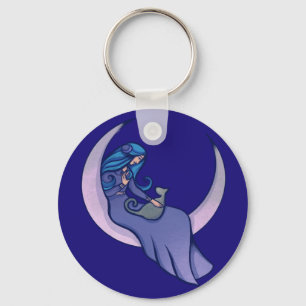 Maan Heks MaanKind Pagan Wicca Sleutelhanger