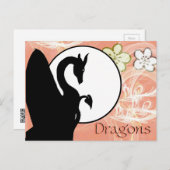 Maan I van de draak (de Bloemen van de Zalm) Briefkaart (Voorkant / Achterkant)