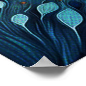 Maan in de tuin 804 poster (Hoek)