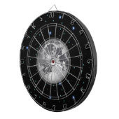 Maan in het Dartboard van de Ruimte van de Startpl Dartbord (Voorkant Rechts)
