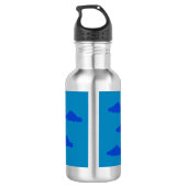 Maan in vroege schemering: waterfles (Achterkant)