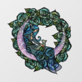 Maan Kat Godin Maan Kind Katten Raamsticker (Vel)