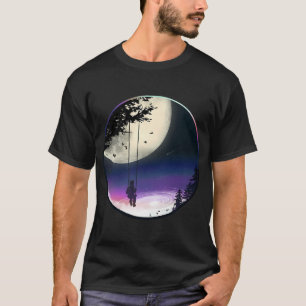 Maan kijker t-shirt