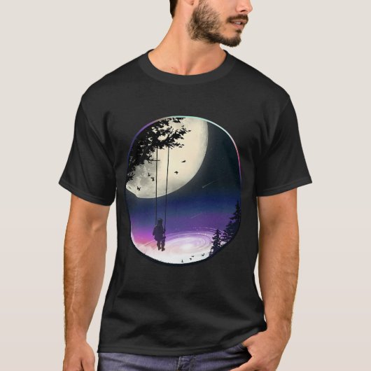 Maan kijker t-shirt (Voorkant)