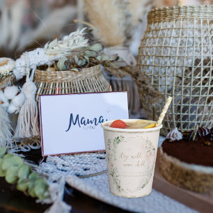Maan Kind   Boho Hippie Baby Shower Papieren Bekers