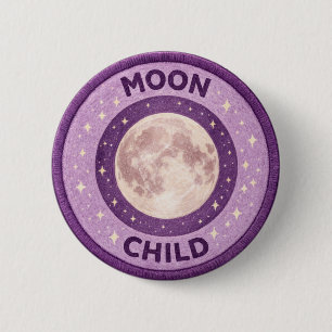 Maan Kind Ronde Button 5,7 Cm