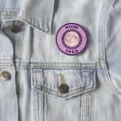 Maan Kind Ronde Button 5,7 Cm (In situ)