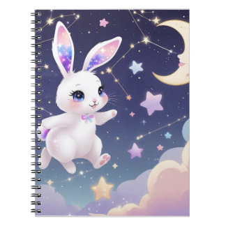 Maan Konijn Journal – Hemelse Droom Konijn Kawaii Notitieboek