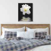 Maan lelie canvas afdruk (Insitu (Slaapkamer))