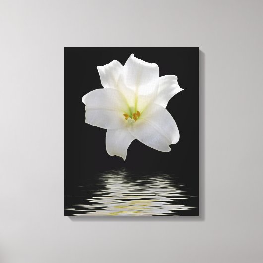 Maan lelie canvas afdruk (Voorkant)