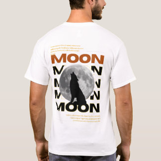 Maan – Mystiek nachtelijke hemel grafisch T-shirt