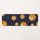 Maan op Vuur patroon Yogamat (Achterkant (horizontaal))