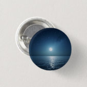 Maan Ronde Button 3,2 Cm (Voorkant /achterkant)