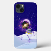 Maan Sterren Bekend Landschap Buitenaards Ruimtesc Case-Mate iPhone Case (Achterkant)