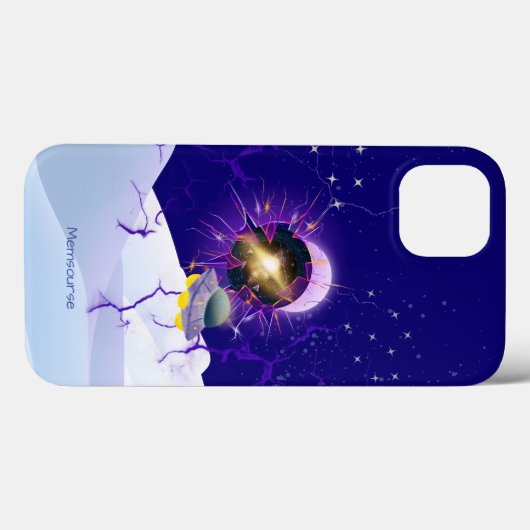 Maan Sterren Bekend Landschap Buitenaards Ruimtesc Case-Mate iPhone Case (Achterkant (horizontaal))